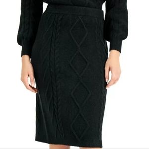 Charter Club NWT Wool Cable Knit Skirt Size Medium